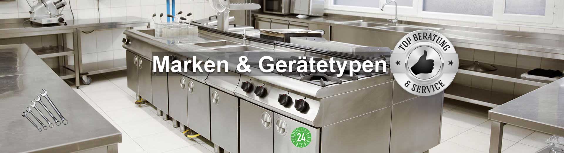 Gastro-gerätetypen marken und modelle